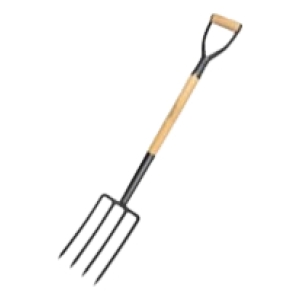Pala 4 Dientes Soldados C/mango De Madera 74cm. Tramontina 7