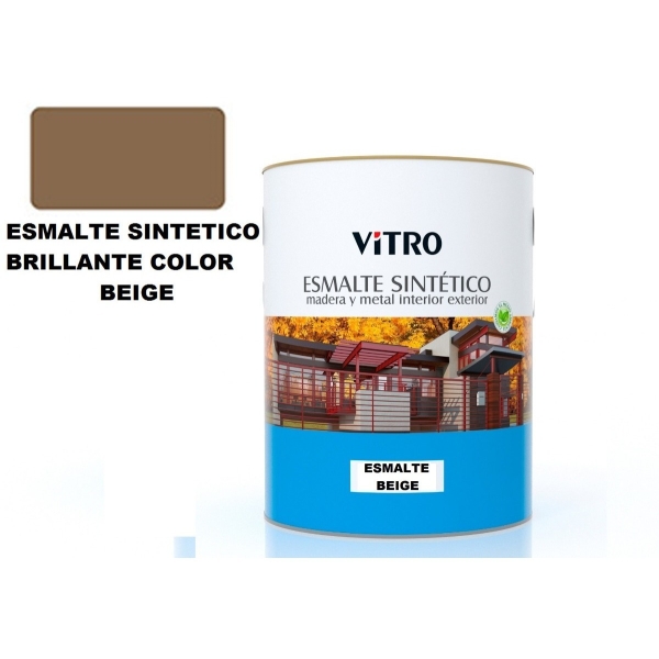 1/2lt Pintura Esmalte Sintético Brillante Vitro 26 Colores - Imagen 19