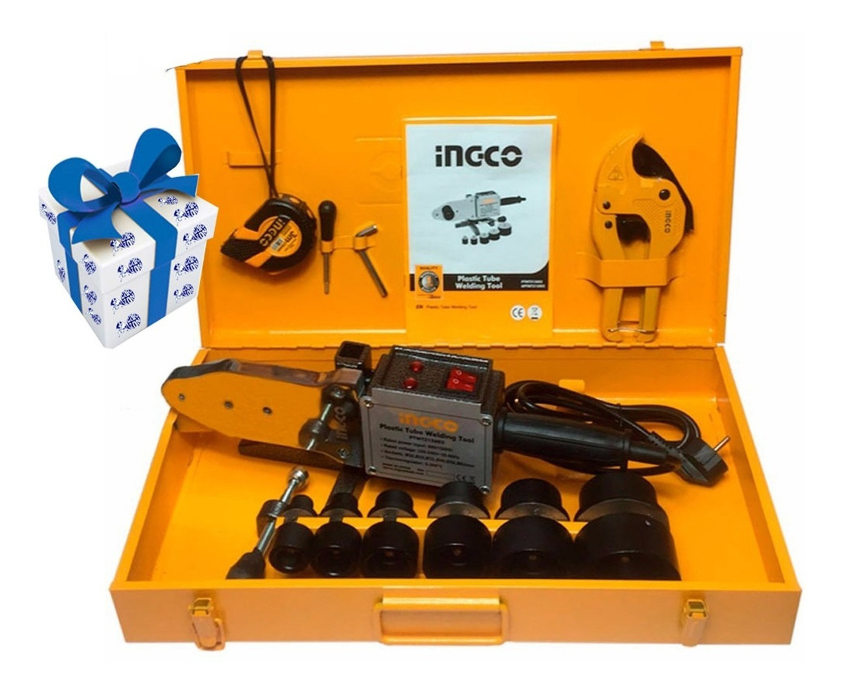 Termofusora Ingco En Valija 800w 1500w Ptwt215002 + Regalo !