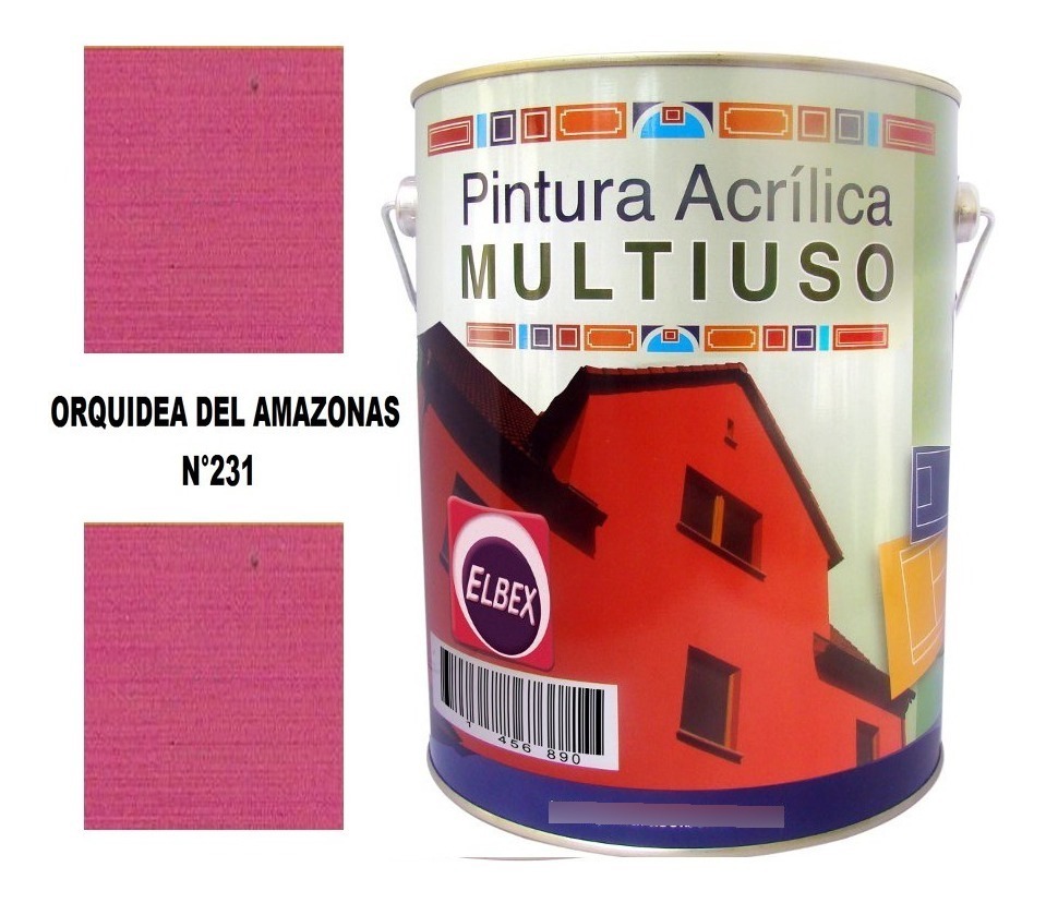 4lt Pintura Color Multiuso Elbex Pam 33 Colores A Eleccion - Imagen 25