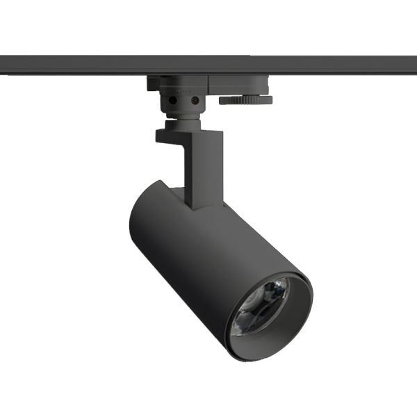 Spot Negro Para Riel 24w 3000k 36° . - Nv0407