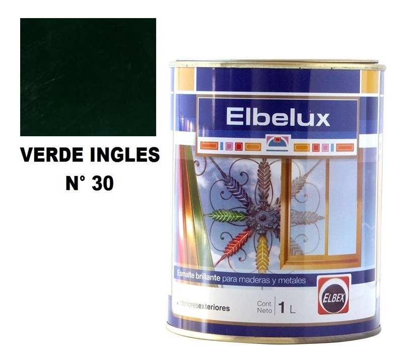 4lt Esmalte Sintetico Brillante Elbelux Elbex 32 Colores - Imagen 12