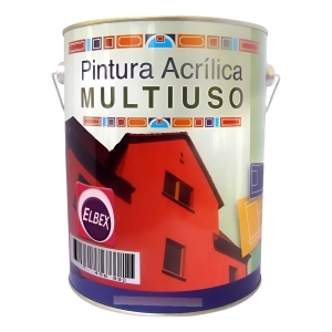 4lt Pintura Color Multiuso Elbex Pam 33 Colores A Eleccion