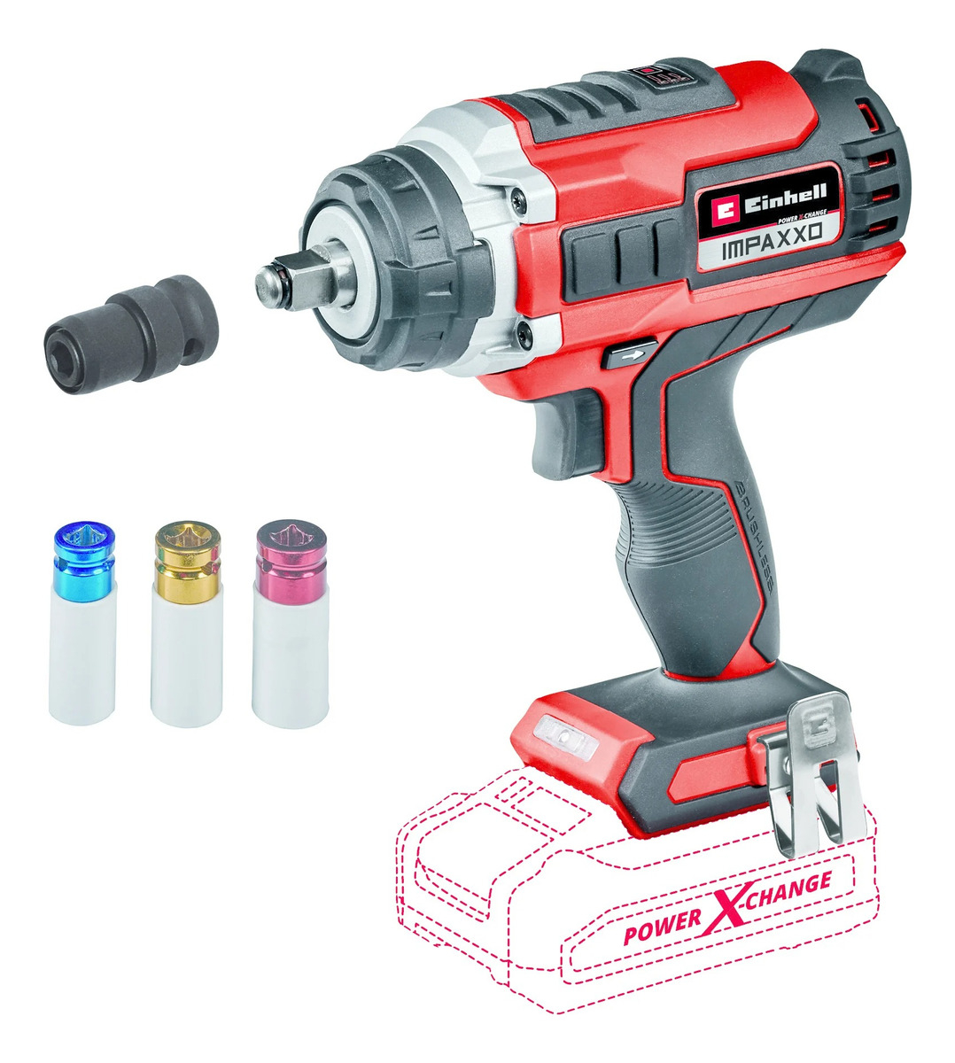 Llave Impacto Inalambrica Einhell Impaxxo 18/400 4510070