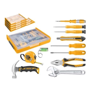 Set Organizador + 11 Herramientas Basicas Para El Hogar