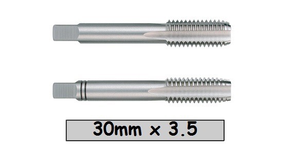 Juego De 2 Piezas De Macho 30mm X 3.5 Codigo M30m35