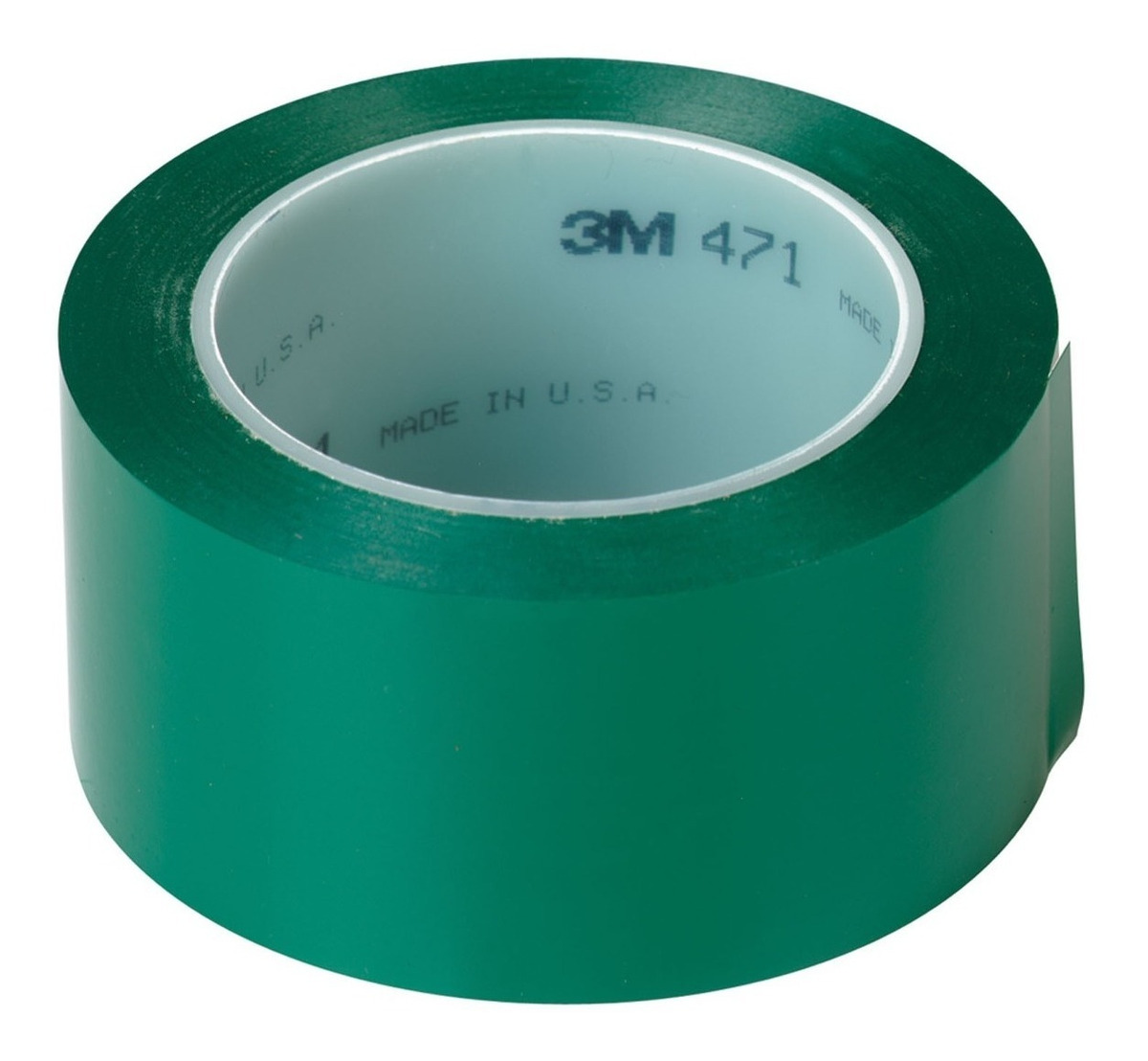 Rollo De Cinta Demarcatoria Verde 3m 5cmm X 30mt Cod11946