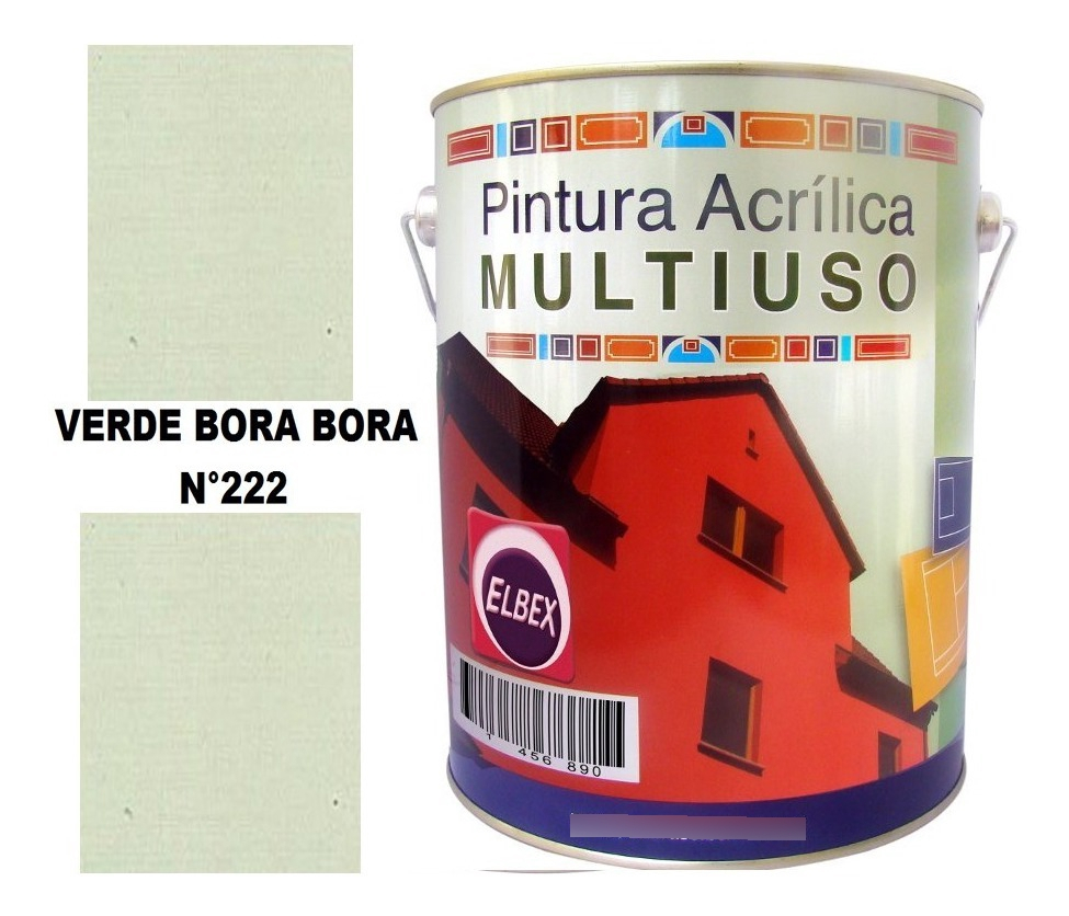 4lt Pintura Color Multiuso Elbex Pam 33 Colores A Eleccion - Imagen 12