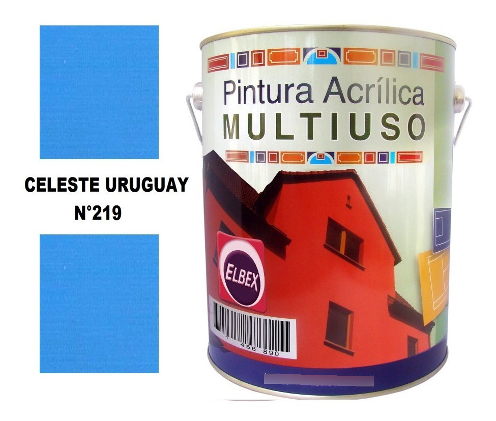 4lt Pintura Color Multiuso Elbex Pam 33 Colores A Eleccion - Imagen 15