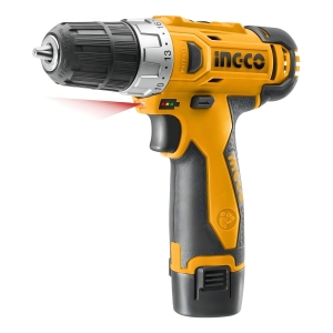 Atornillador Ingco 12 Volt 1 Bateria Litio Cdli228120 - Smf Color Anaranjado
