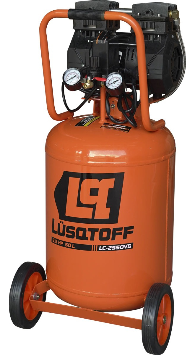 Compresor De Aire Vertical Lusqtoff 50 Litros Lc-2550vs Colo