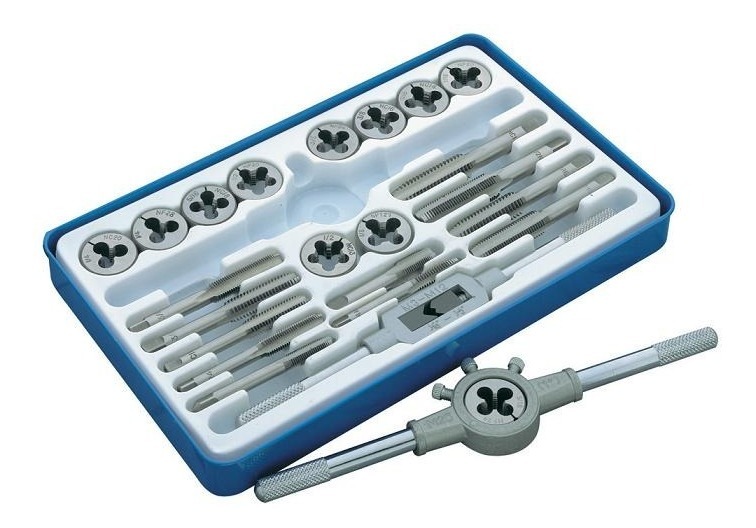 Juego De 24 Piezas De Macho Y Terraja Para Metal 5mm A 12mm