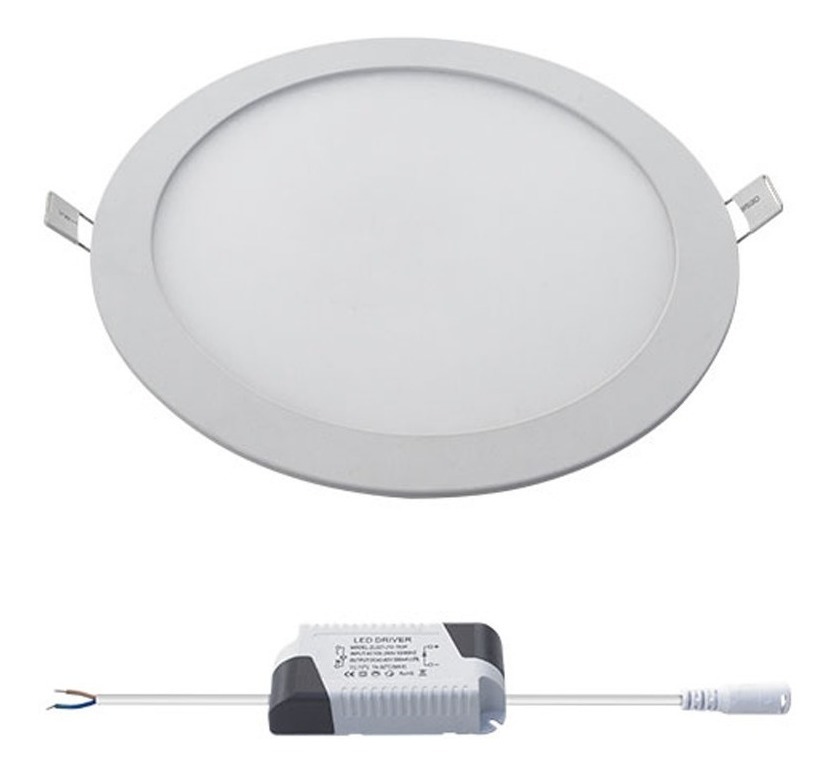 Panel Spot Luz Led Neutra 24w De Embutir Para Cielos Rasos