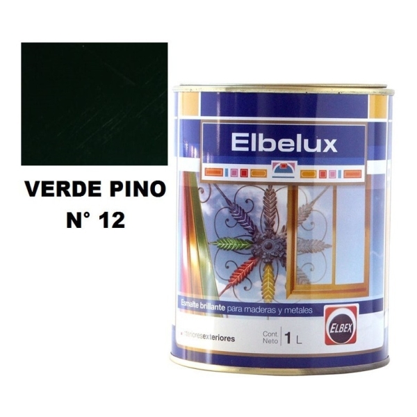 1lt Esmalte Sintetico Brillante Elbelux Elbex 32 Colores - Imagen 14