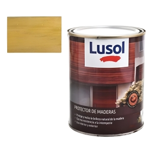 4l Protector Para Madera Interior Exterior Lusol En Colores!