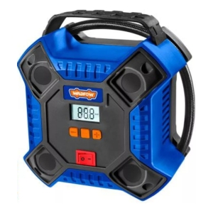 Compresor De Aire Wadfow Para Auto 12v 11bar Color Azul