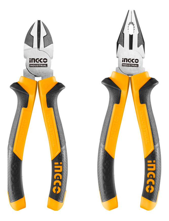 Set X 2 Pinza Y Alicate Super Select Hkps28213 Ingco P G