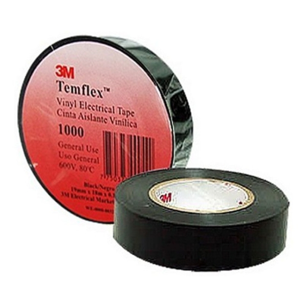 Pack 10 Rollos De Cinta Aisladora 3m 18mm