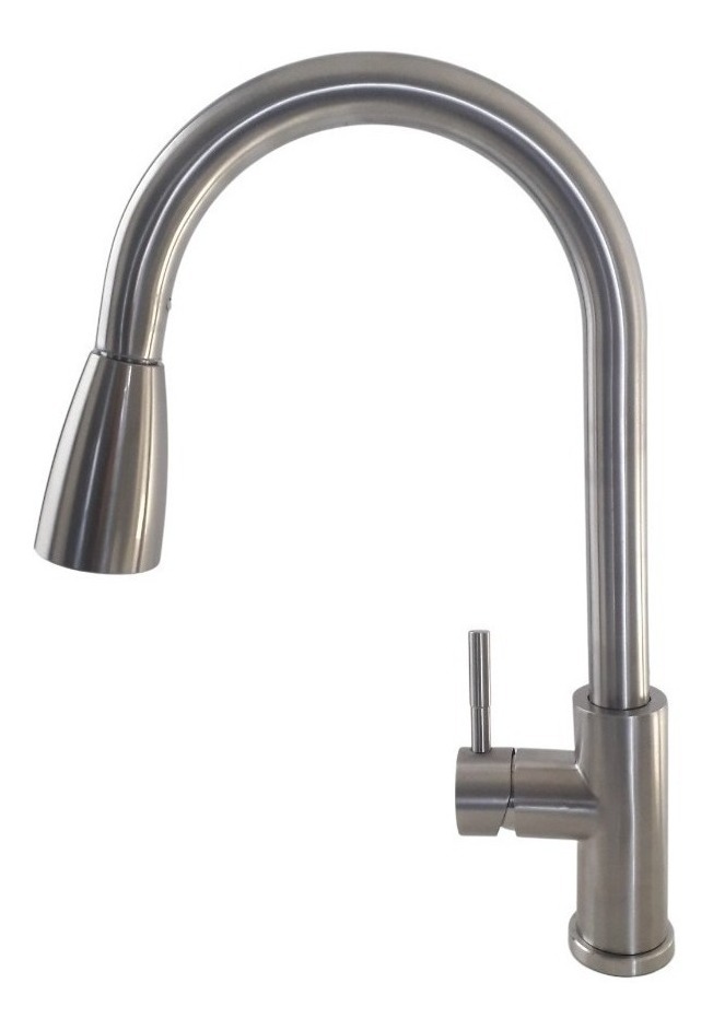 Grifo D Cocina Monocomando Mezada Rimontti 51531 Extensible