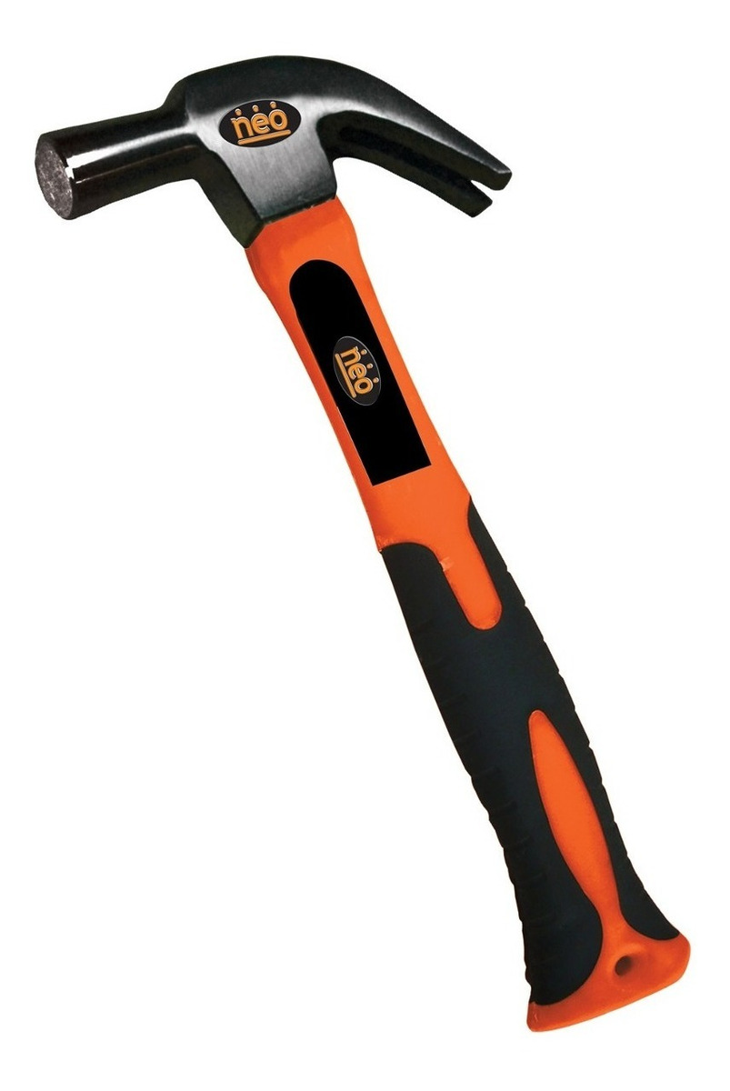 Martillo De Uña Galponero Mango De Fibra 23mm Neo Mgg9023