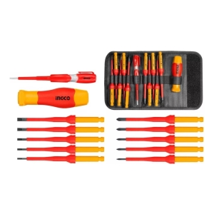 Set Destornilladores Aislados 12 Piezas Ingco Hkisd1201 P G