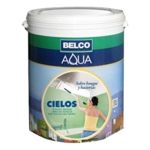 4l Pintura Belco Aqua Cielos Rasos Sobre Hongos Y Bacterias!
