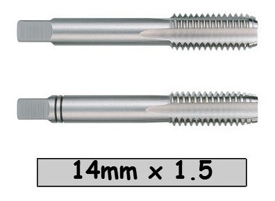Juego De 2 Piezas De Macho 14mm X 1.5 Codigo M14m15