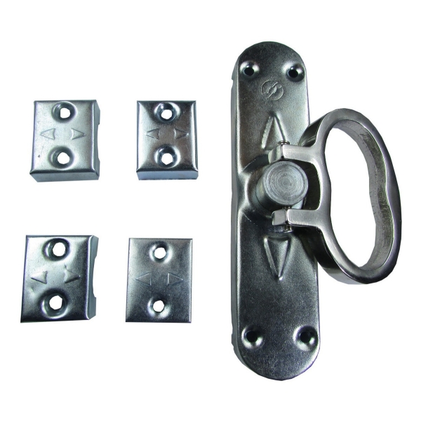 Falleba Caja Zinc Con Argolla Bronce Cromado Fabherr