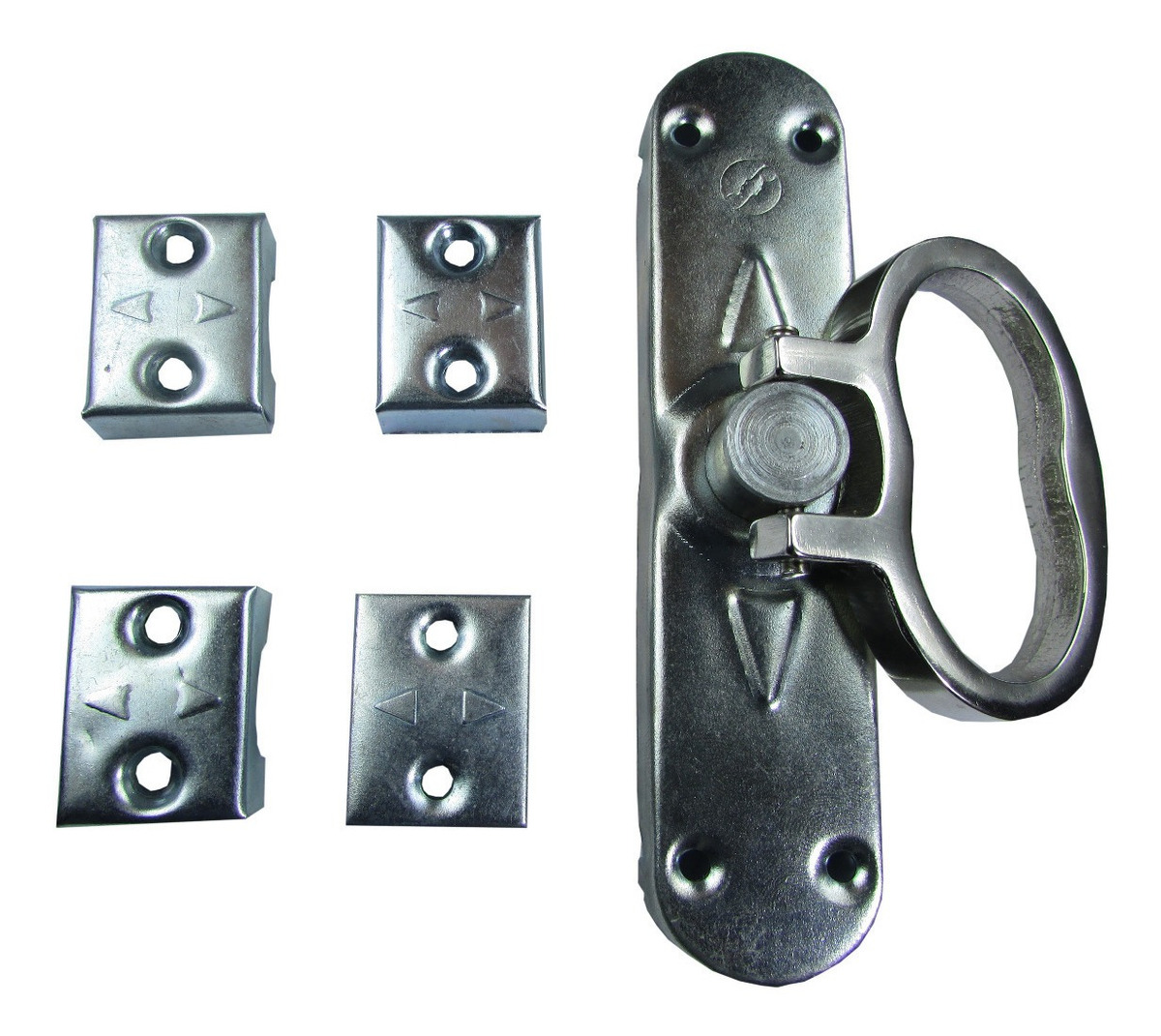 Falleba Caja Zinc Con Argolla Bronce Cromado Fabherr
