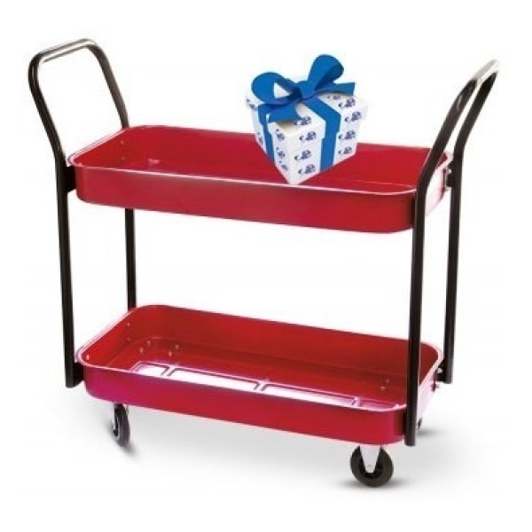 Carro 2 Bandejas Profundas Para Taller Equus + Regalo!