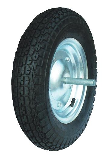 Rueda Inflable 14 X 3.5 Pulgadas Con De Eje 17mm Cód Pr1401