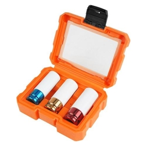 Dados Impacto Juego Naranja 17 , 19 , 21mm Wokin Industrial