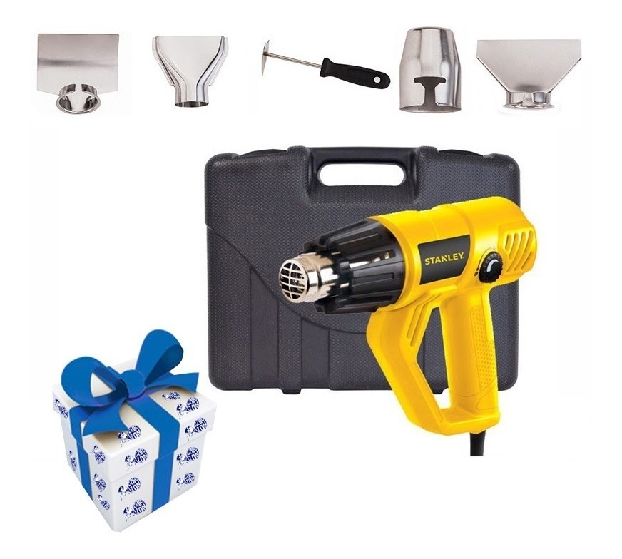 Pistola De Calor Stanley 1800w C/ Maletín Stxh2000k + Regalo