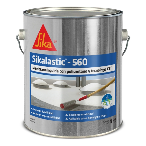 4k Membrana Lìquida Poliuretano Sika Lastic 560 4 Colores!