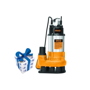 Bomba Para Agua Sucia Sumergible Ingco 1hp Spds7501 + Regalo