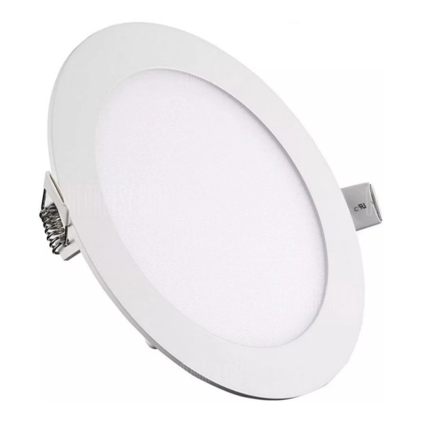 Pack 2 Panel Spot Led Embutir 9w Redondo Alto Brillo Naf Pg - Imagen 3