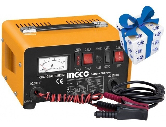 Cargador Arrancador De Bateria Ingco 12/24v + Regalo !