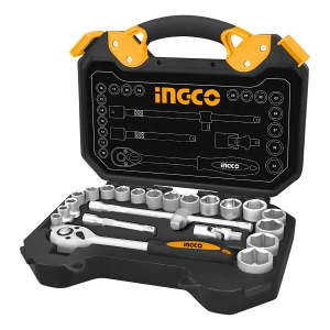 Juego De Dados Y Cricket 25 Pzs 1/4 Pulgada Ingco Hkts12251