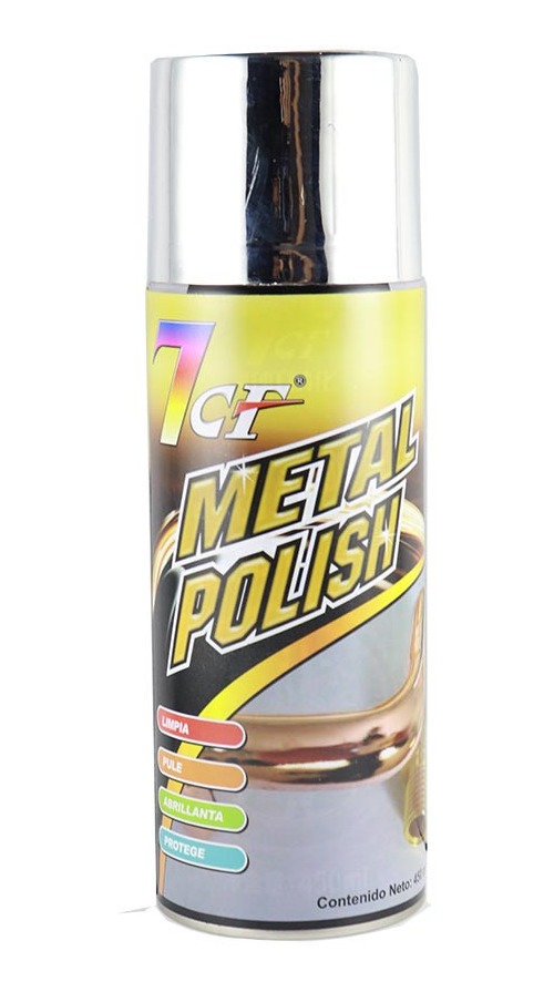Pack 2 Limpiador Y Pulidor De Metales En Spray 450ml 7cf