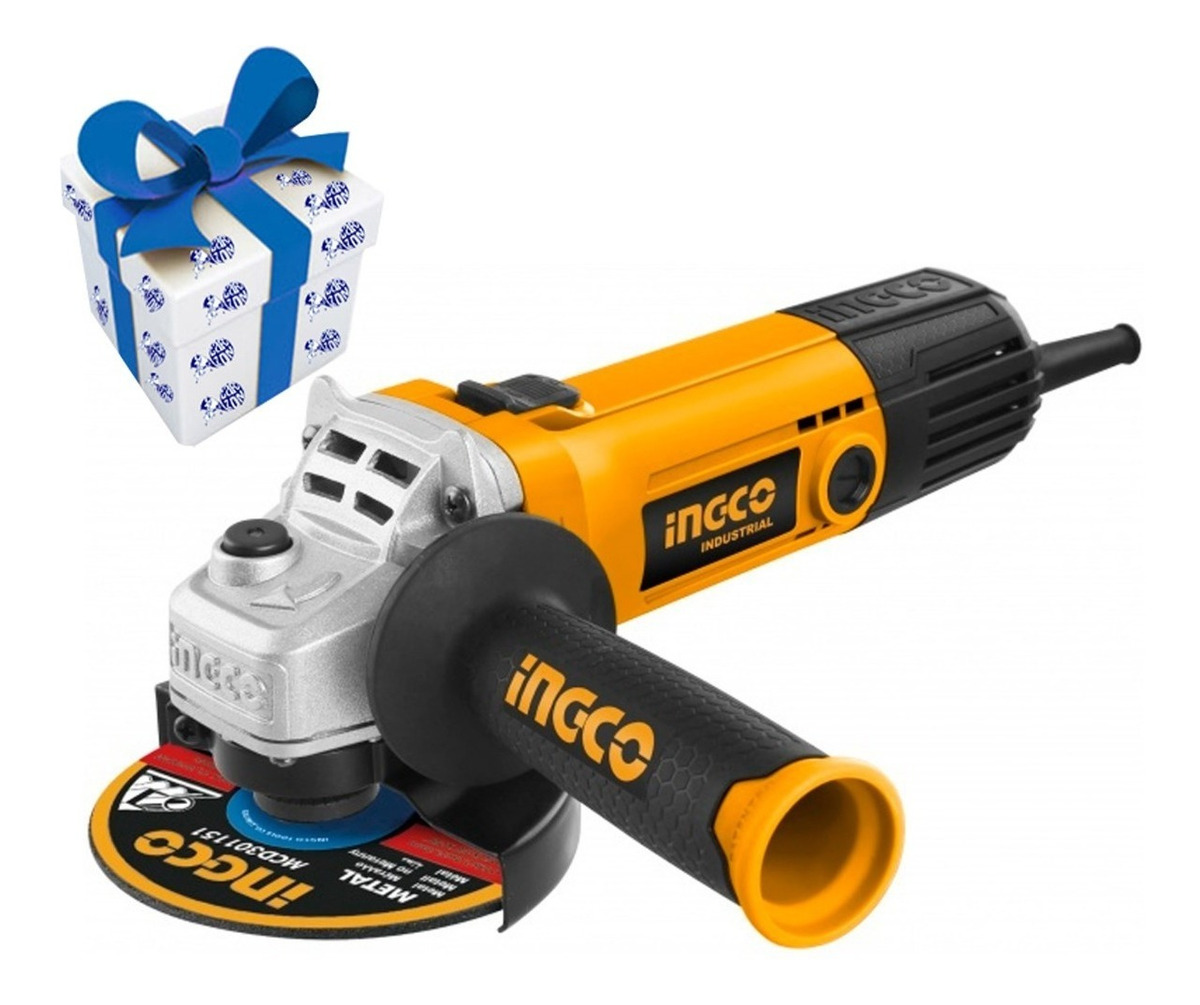Amoladora Angular Ingco Ag8008 115mm 41/2 PuLG 800w + Regalo