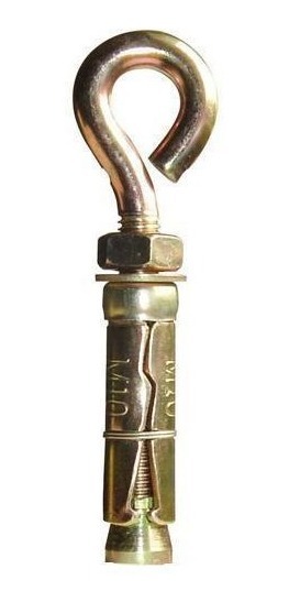 Pack 5 Pitónes Cerrado Taco Ancla De Metal 10 X 16mm