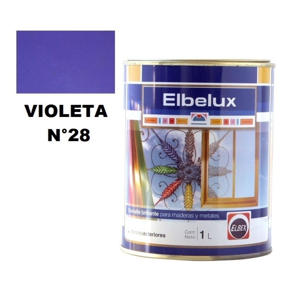 1lt Esmalte Sintetico Brillante Elbelux Elbex 32 Colores - Imagen 27