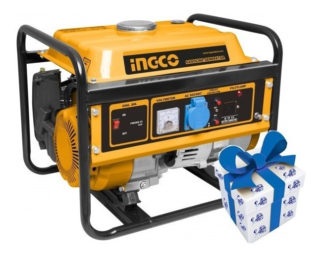 Generador A Nafta 4 Tiempos 1200w Ingco Ge15002 + Regalo !