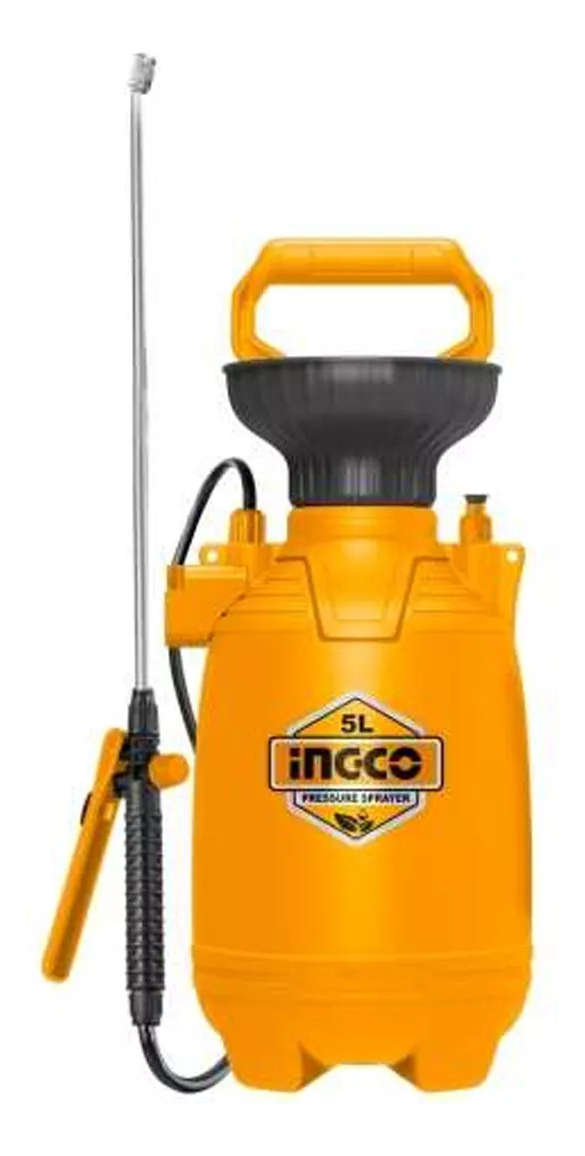 Pulverizador Fumigador 2.5 Bar 5lt Ingco Hspp30502 - Smf Color Anaranjado