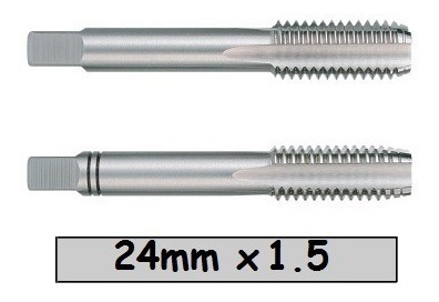 Juego De 2 Piezas De Macho 24mm X 1.5 Codigo M24m15