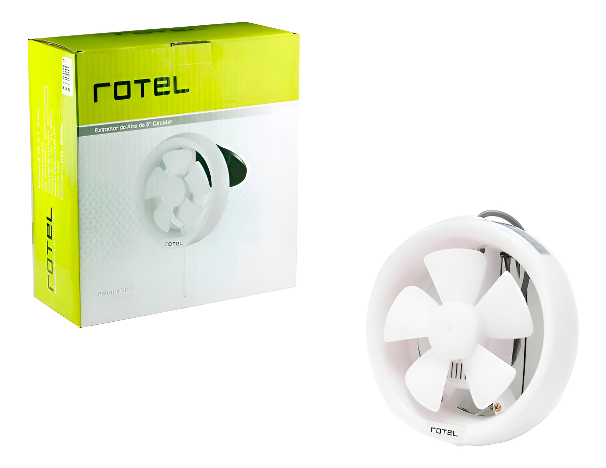 Extractor De Aire De Cocina 8'' Vidrio O Pared Rotel P G