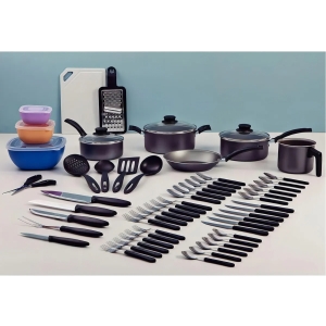 Kit De Ollas Y Utensilios De Cocina Tramontina 56 Piezas