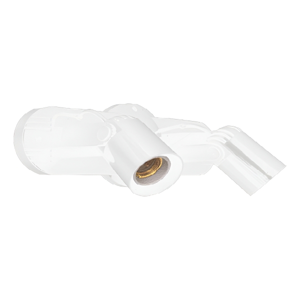 Spot Beta Ch.2 Luces E27 Base Curva Blanco