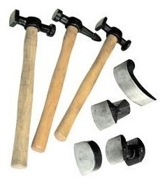 Kit Set Juego De 7 Piezas De Martillo Para Chapista Cod 1920