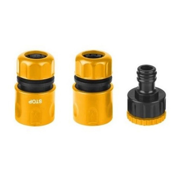 Acople Rápido 1/2 Pulgada Para Manguera De Riego Ingco